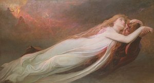 Francesca da Rimini og Paolo Malatesta, ca. 1890